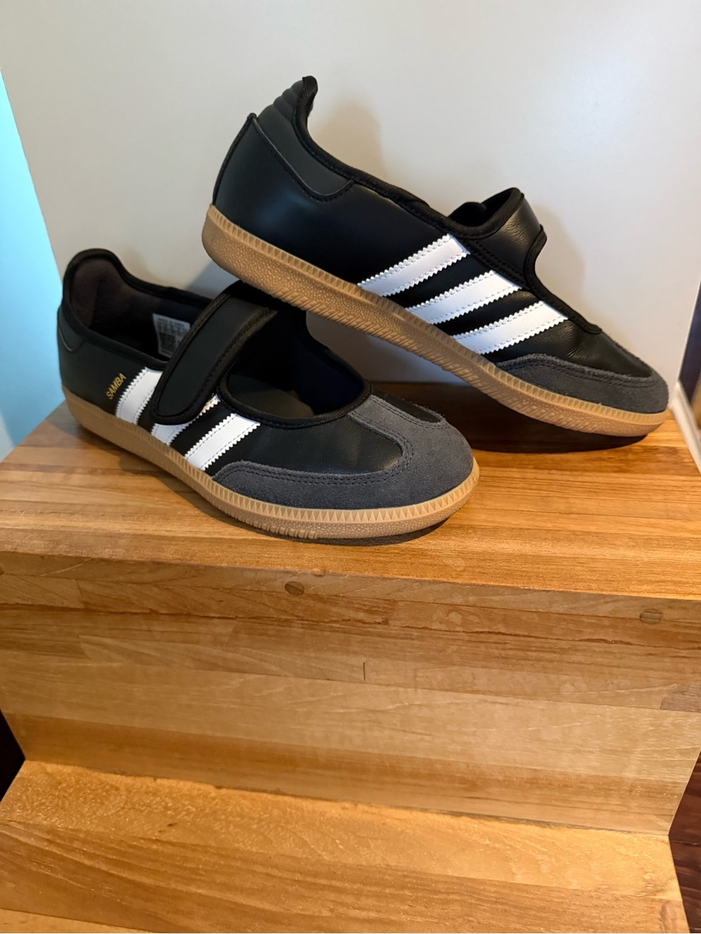 adidas Samba Mary-Jane Sneakers - Black/White/Gum